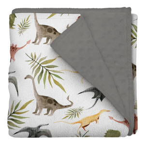 LES BAMBINS - COUVERTURE DE MINKY 42"X60" (grandeur bassinette)