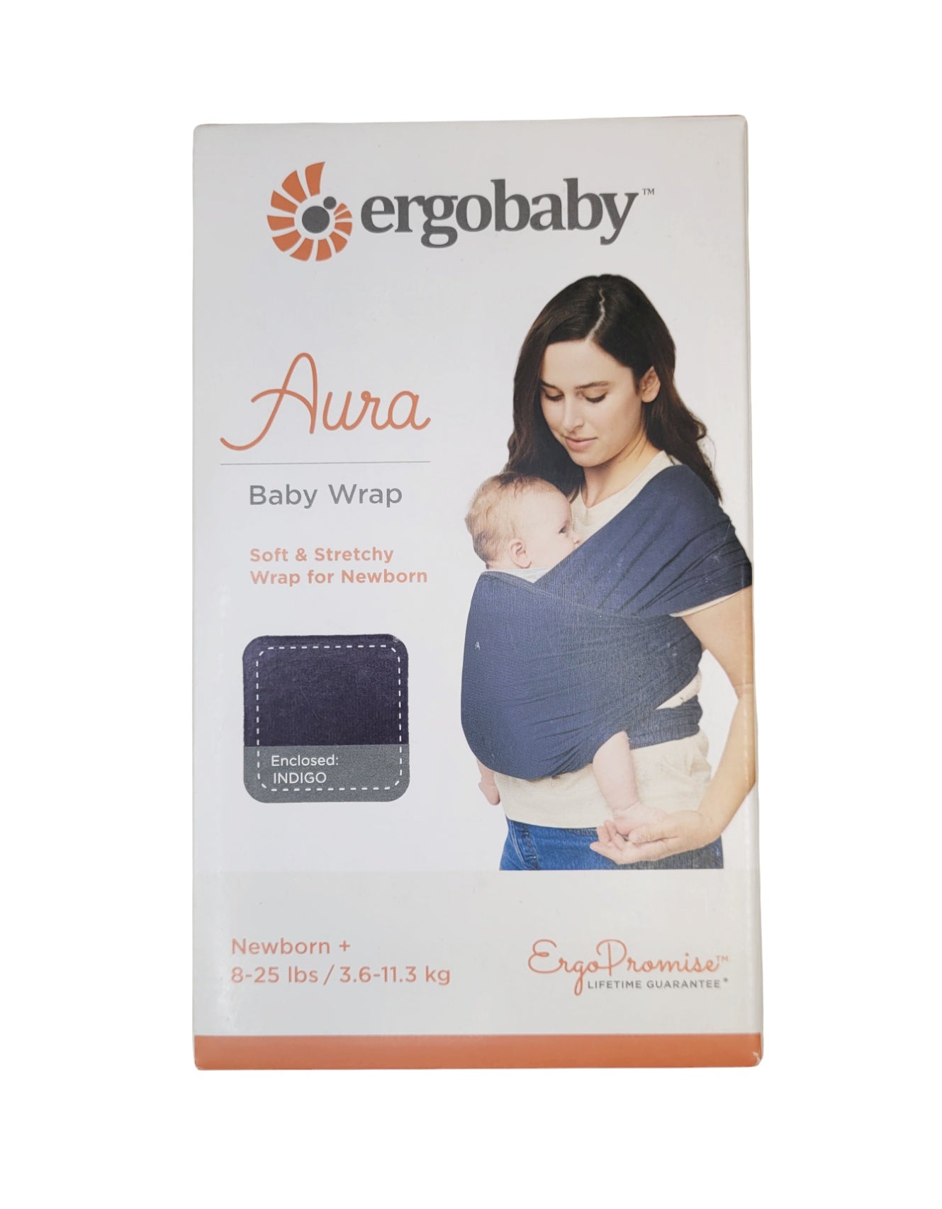 ERGOBABY - AURA BABY WRAP 8-25 LBS