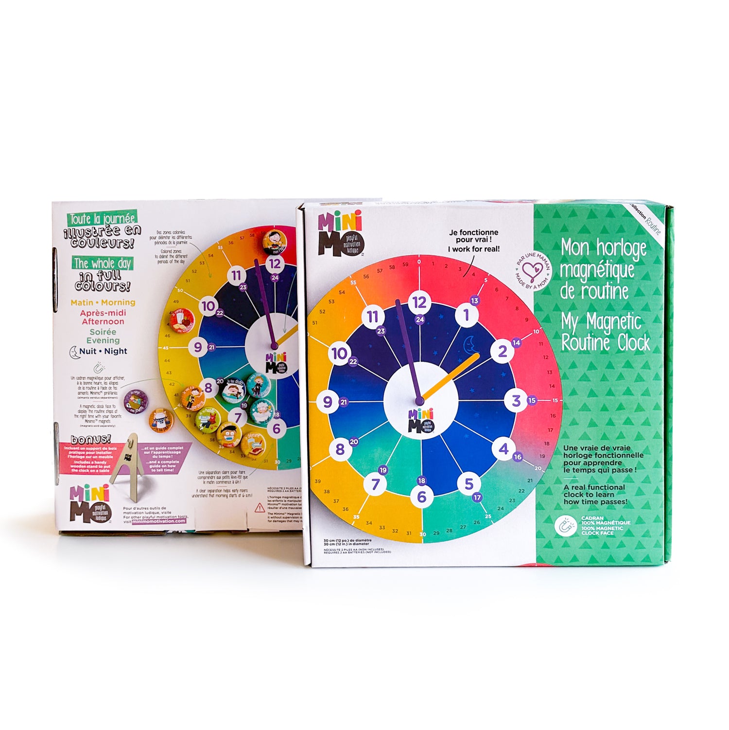 MINIMO - MON HORLOGE MAGNÉTIQUE DE ROUTINE