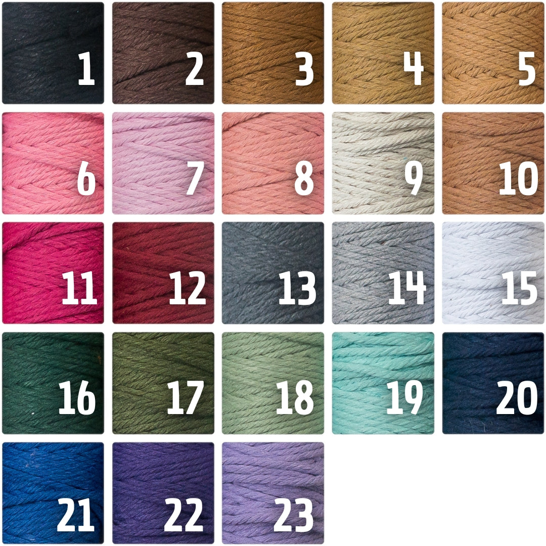 ATTACHE-SUCE EN MACRAMÉ (2 MODÈLES - 23 COULEURS)