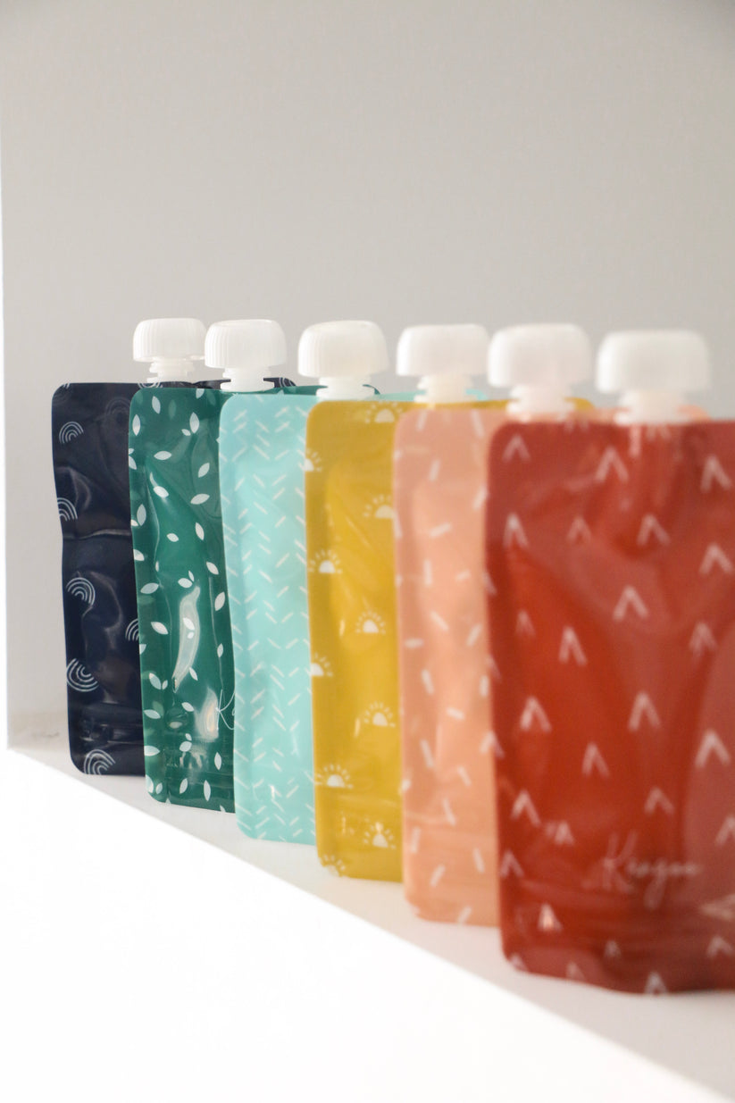 KANGOO ET CIE  - POCHETTES ALIMENTAIRES RÉUTILISABLES À BEC