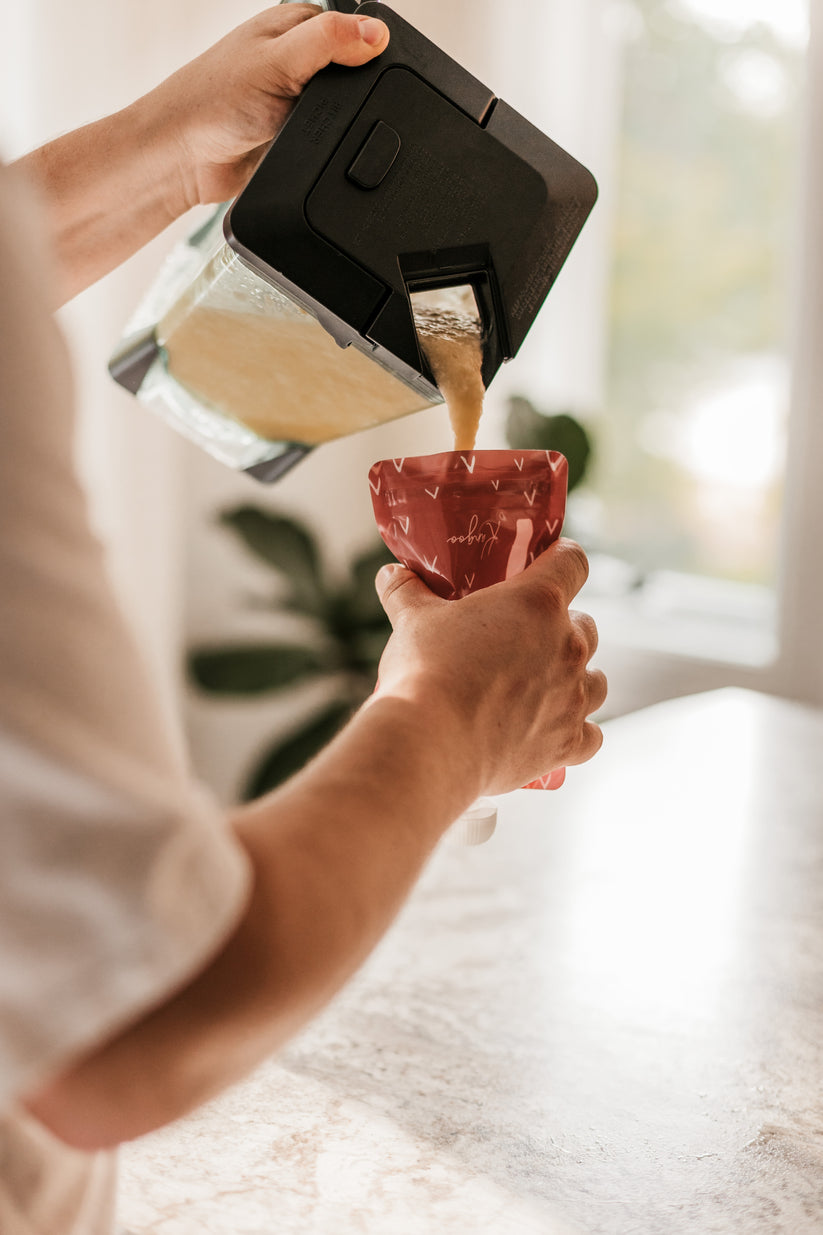 KANGOO ET CIE  - POCHETTES ALIMENTAIRES RÉUTILISABLES À BEC