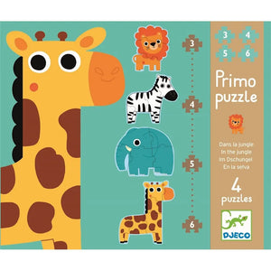 DJECO - PRIMO PUZZLE DANS LA JUNGLE
