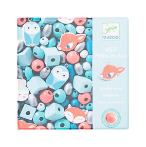 DJECO - 450 PERLES EN BOIS