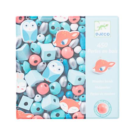 DJECO - 450 PERLES EN BOIS