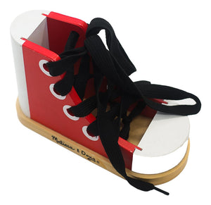 MELISSA & DOUG - SOULIER À LACER EN BOIS