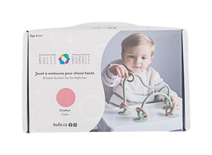 BULLE - JOUET À VENTOUSE POUR CHAISE HAUTE (ROSE)