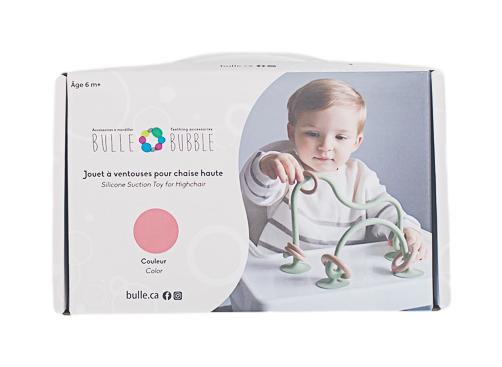BULLE - JOUET À VENTOUSE POUR CHAISE HAUTE (ROSE)
