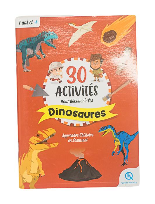 UNIQUE HERITAGE ÉDITIONS - 30 ACTIVITÉS POUR DÉCOUVRIR LES DINOSAURES