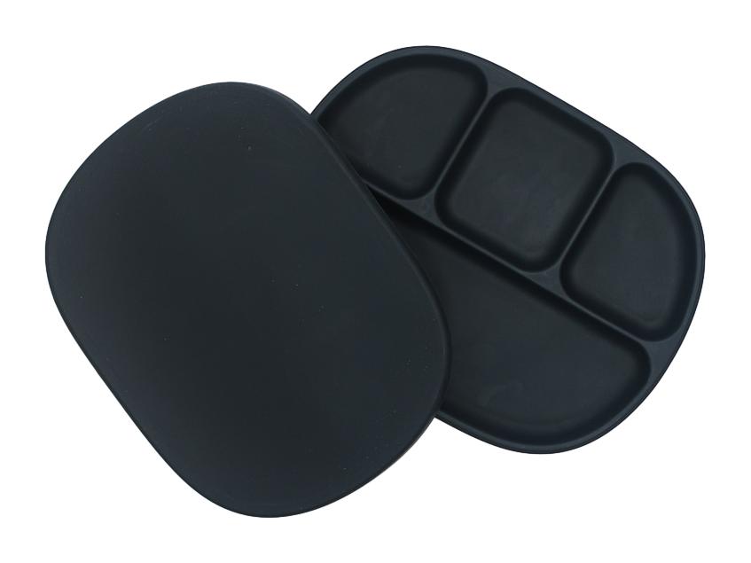 YOUNG LUX - ASSIETTE EN SILICONE À SUCCION AVEC COUVERCLE