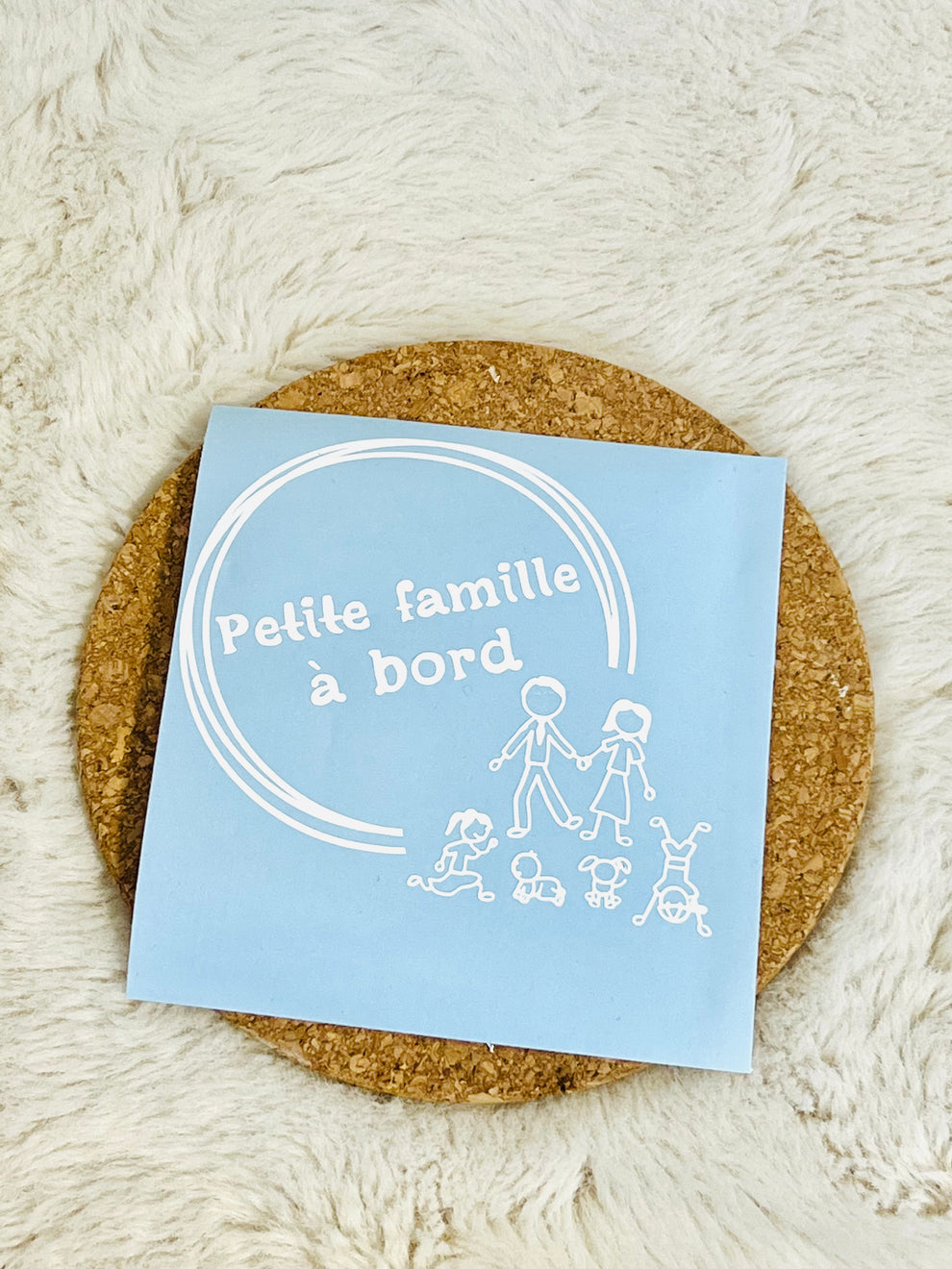 MINI & CHOU - AUTOCOLLANT POUR LA VOITURE (3 modèles disponibles)