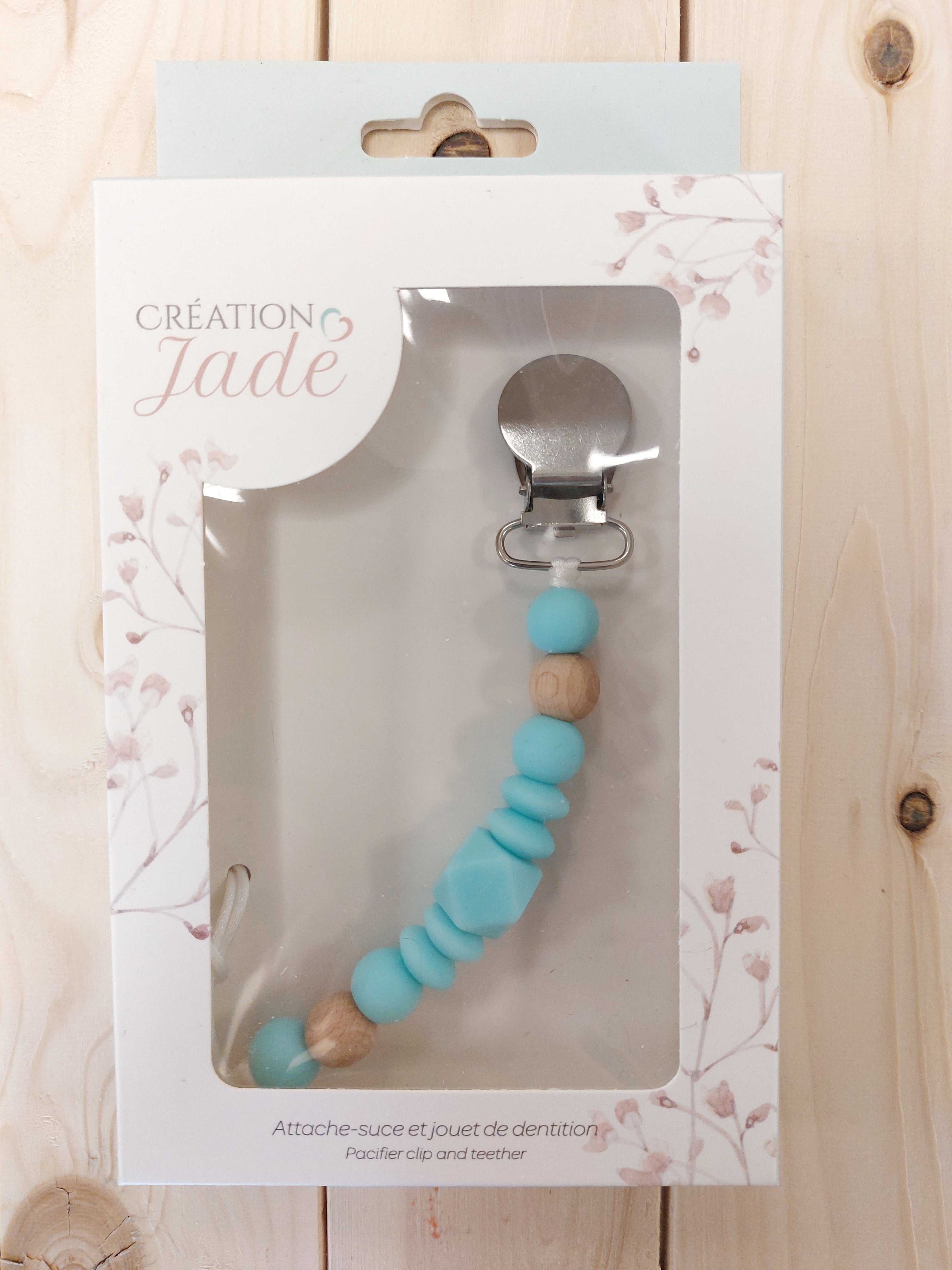*NEUF* CRÉATION JADE - ATTACHE À SUCE (Modèles variés)