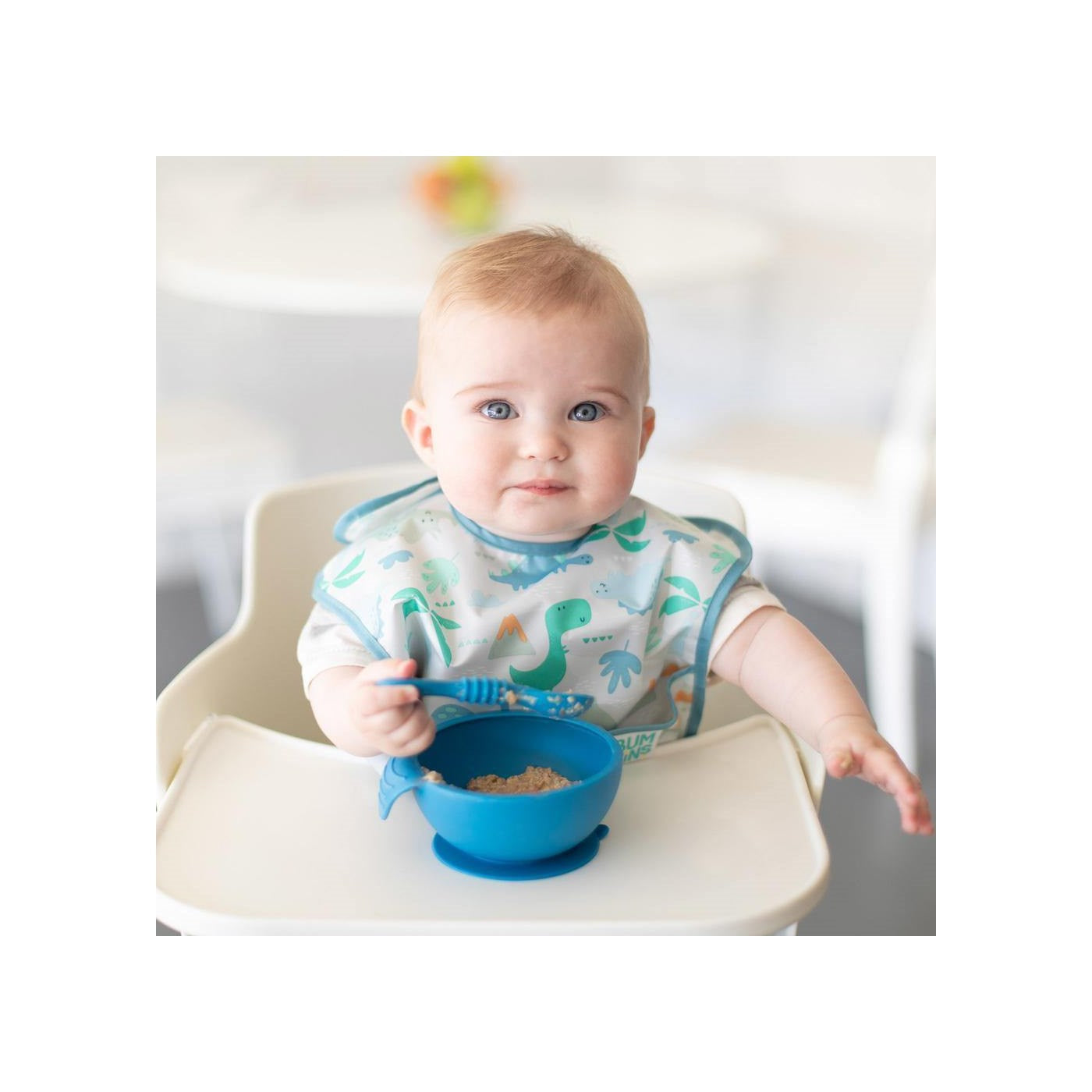 BUMKINS - BAVETTES DINO (LOT DE 3)