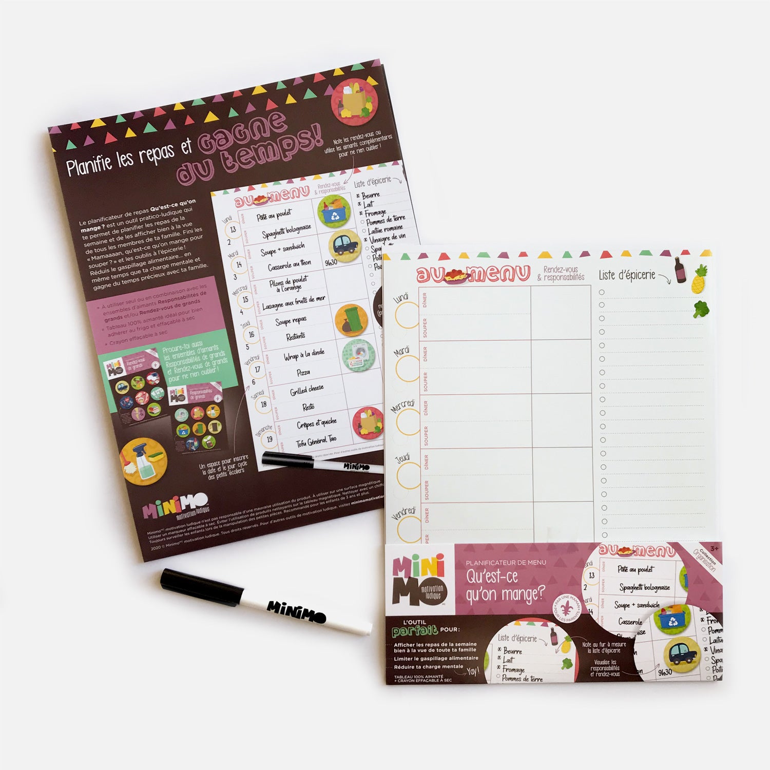 MINIMO - PLANIFICATEUR DE MENU