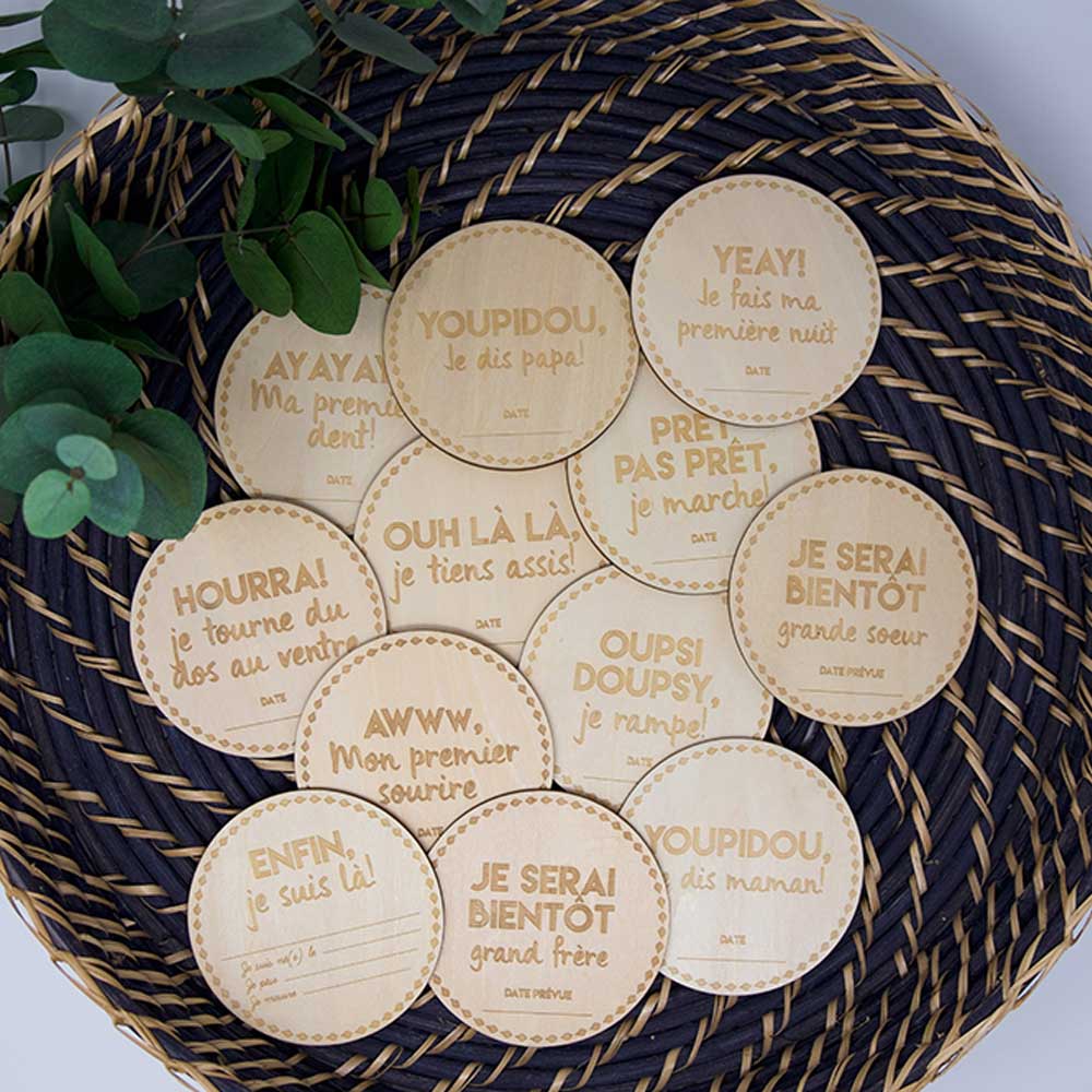 JUBANOU- ENSEMBLE PASTILLES DE BOIS 《MES PREMIÈRES FOIS》