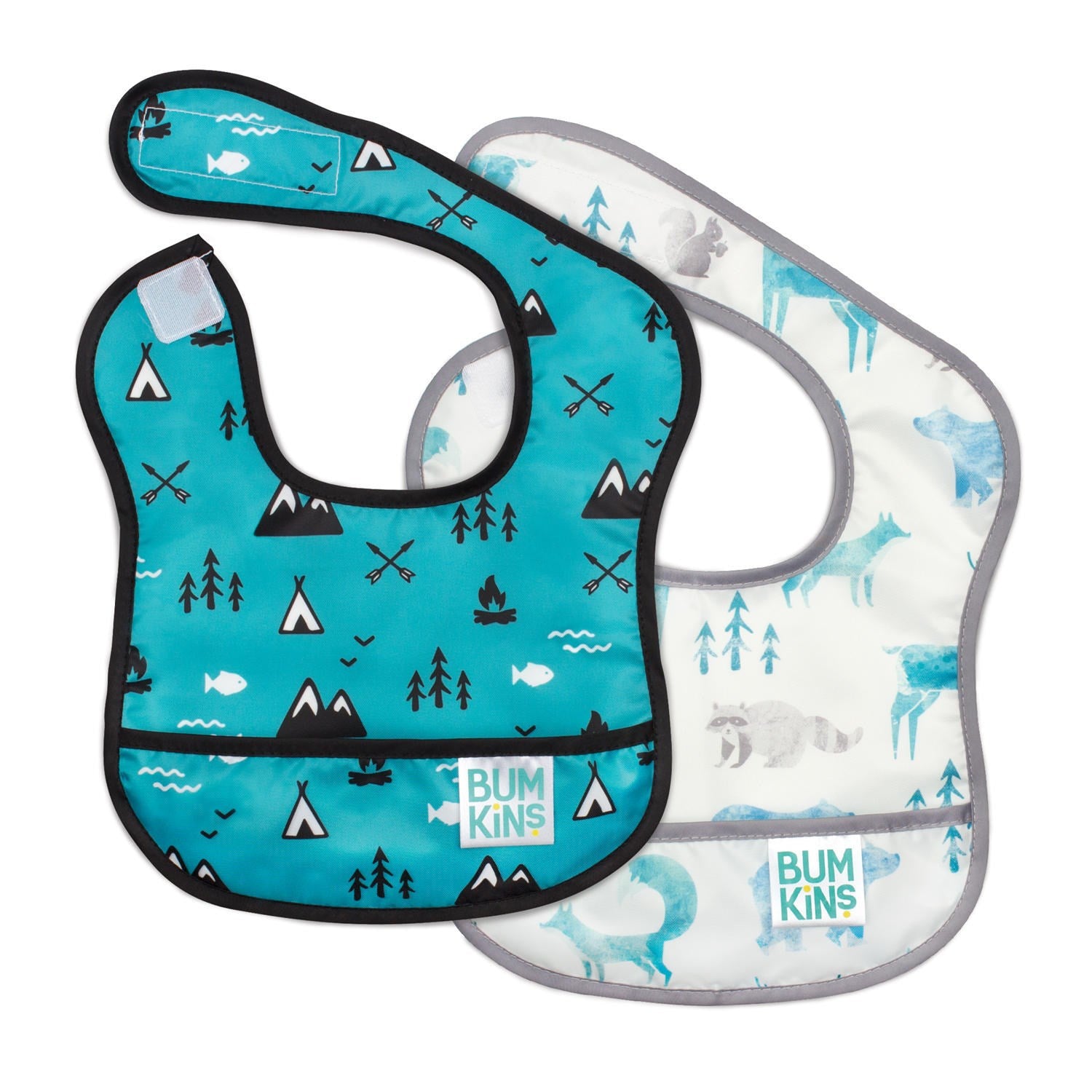 BUMKINS - BAVETTES FORÊT (LOT DE 2)