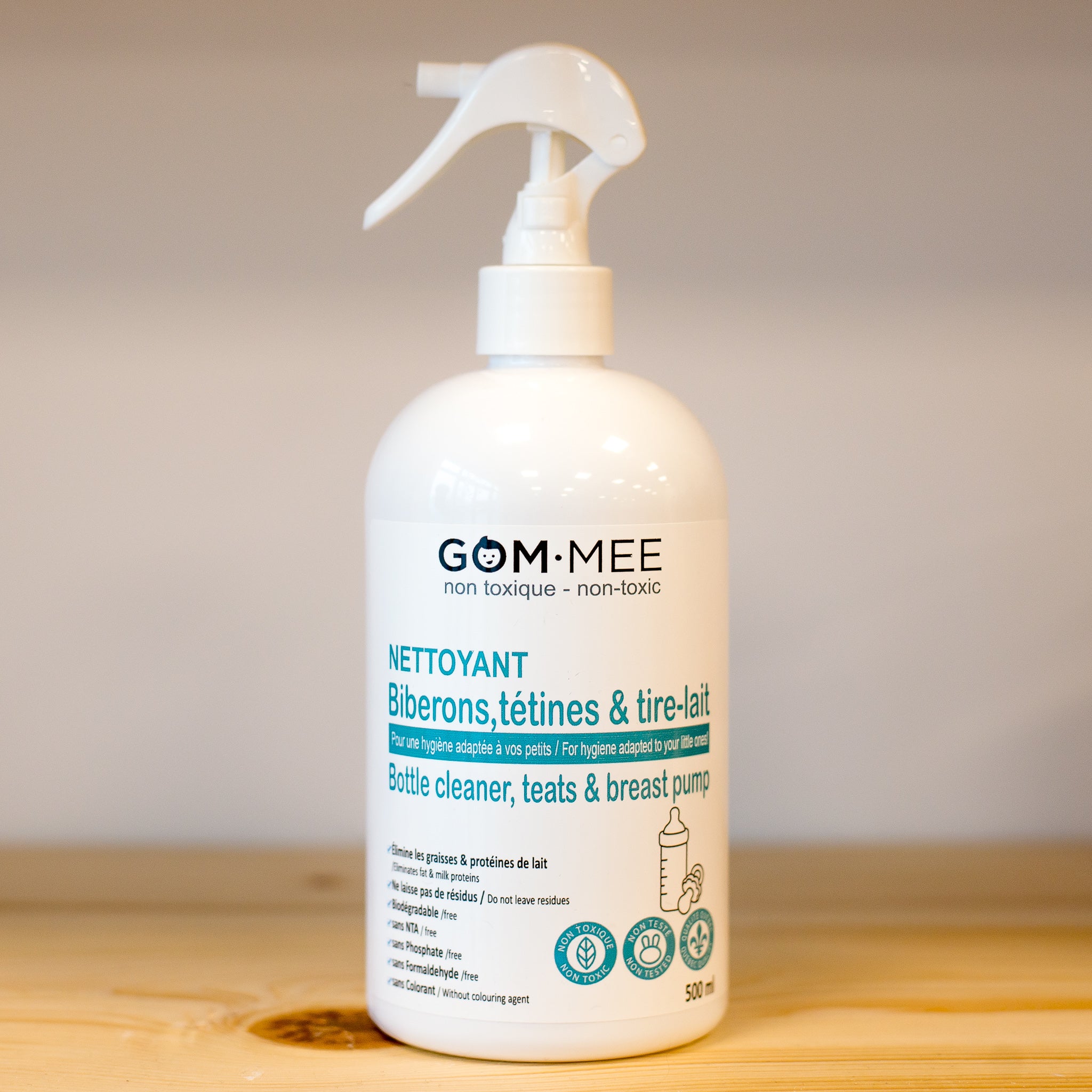 GOM.MEE - NETTOYANT À BIBERONS TÉTINES TIRE-LAIT BIODÉGRADABLE