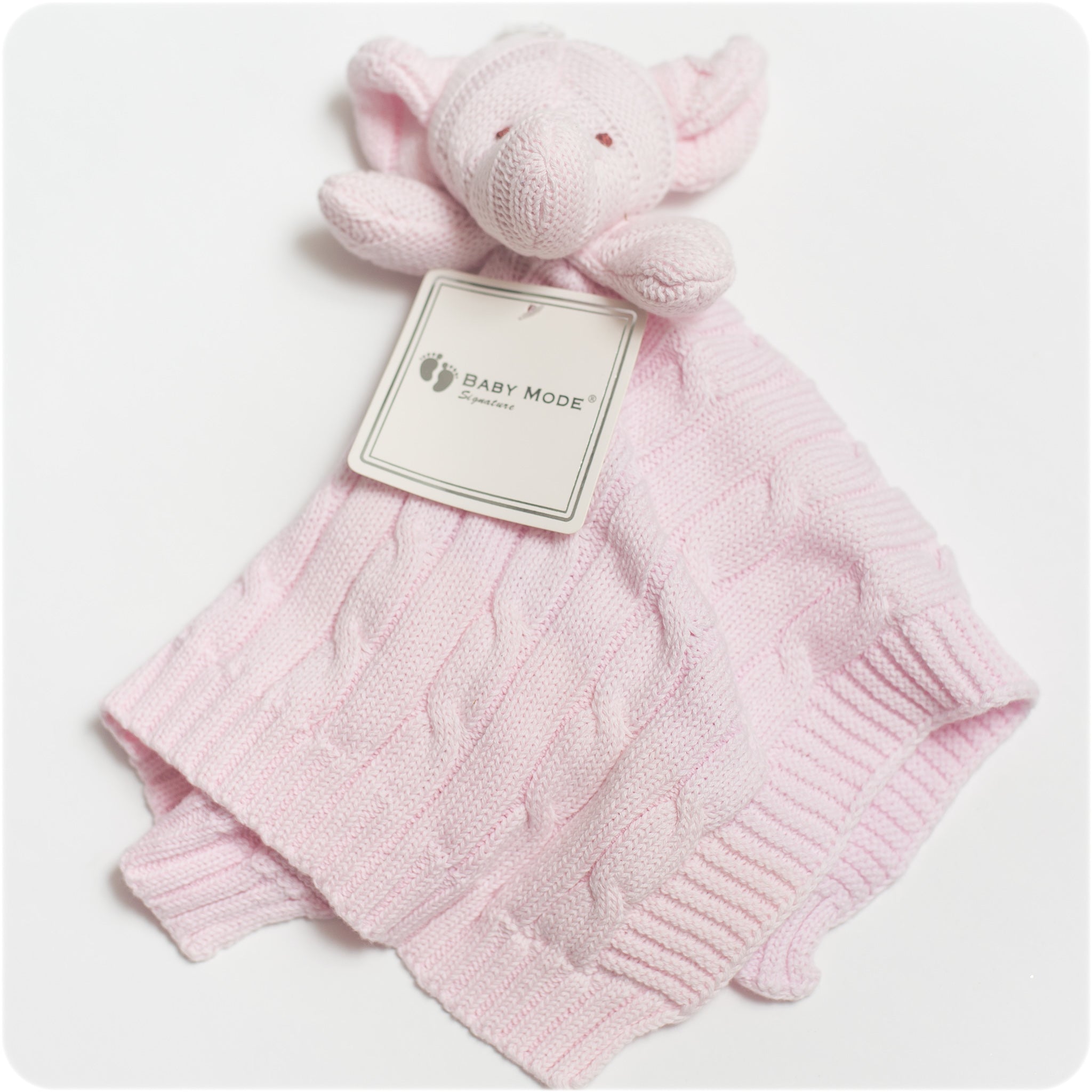 *NEUF* BABY MODE - PELUCHE D'ÉVEIL ÉLÉPHANT (PLUSIEURS COULEURS)