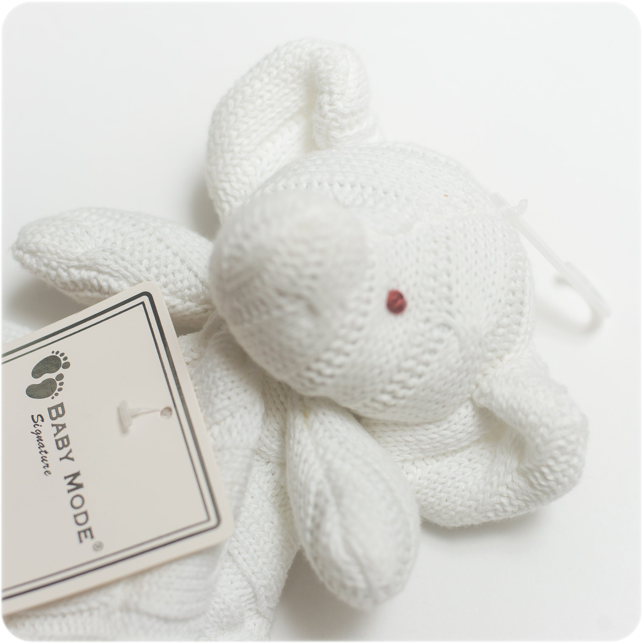 *NEUF* BABY MODE - PELUCHE D'ÉVEIL ÉLÉPHANT (PLUSIEURS COULEURS)