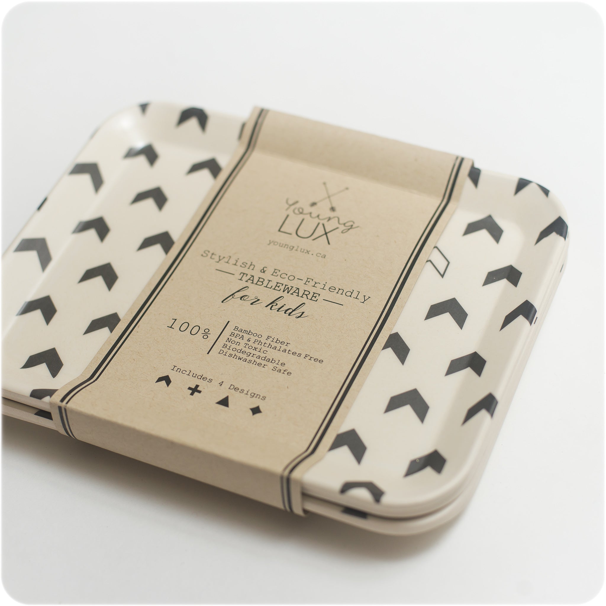 YOUNG LUX - 4 ASSIETTES STYLÉES