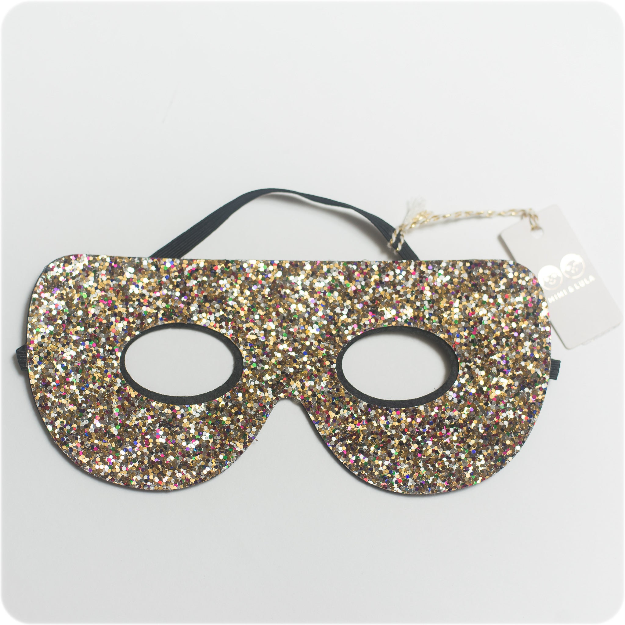 *NEUF* MIMI & LULA - MASQUE DE SUPER-HÉRO À PAILETTES